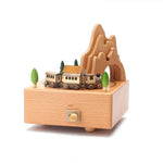 Wooden Carousel Musical Box
