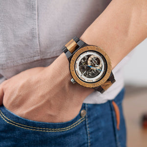 Personalized Wood Automatic Watches
