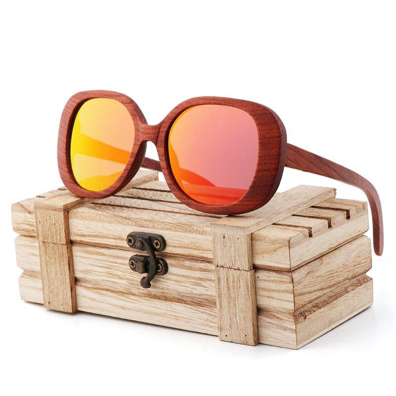 Retro Bamboo Sunglasses 