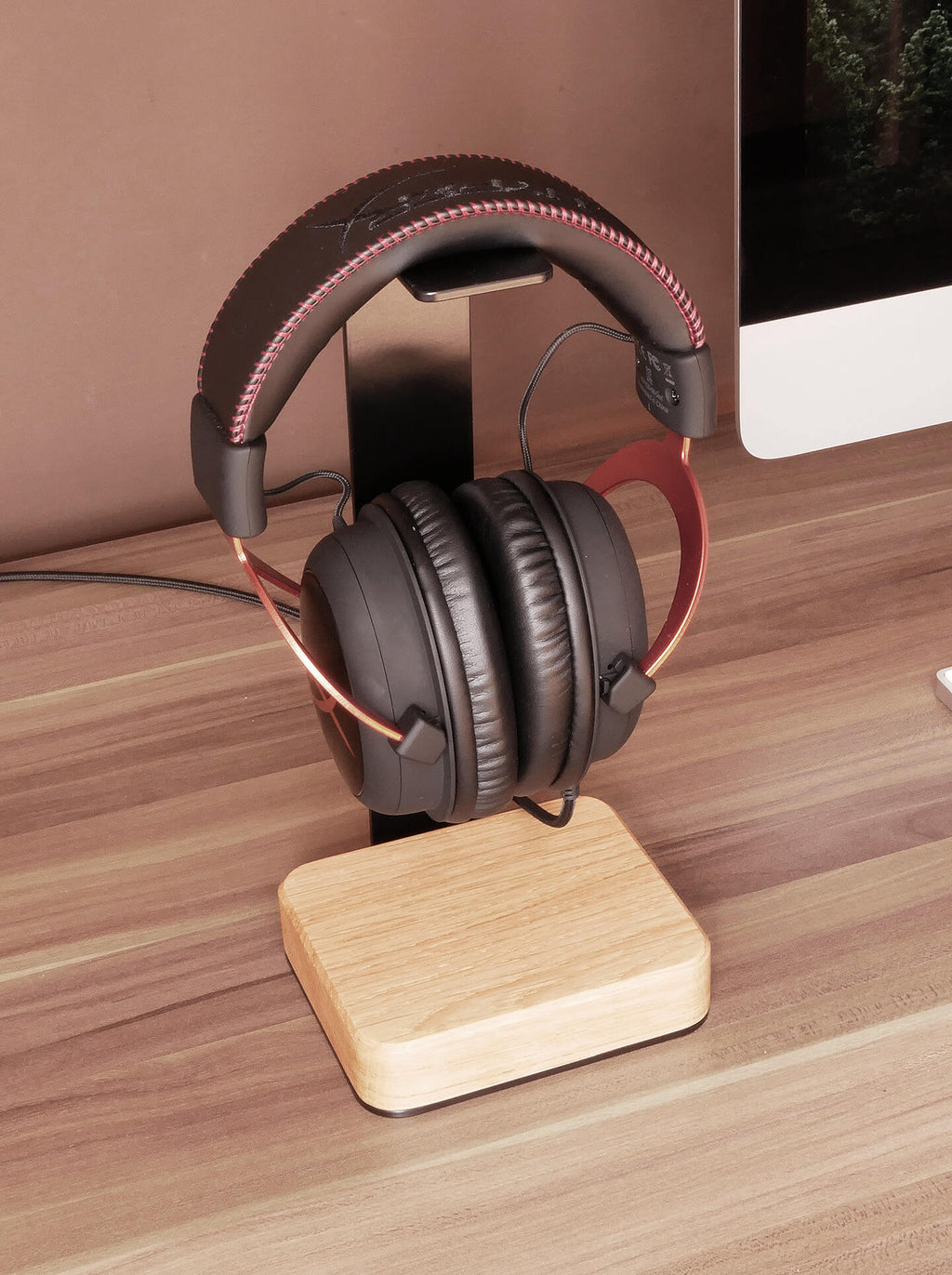 Custom Wood Headphone Stand, Corporate Gifts